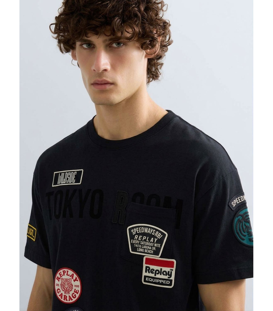 TOKYOパッチ リラックスTシャツ 詳細画像 ブラック 3